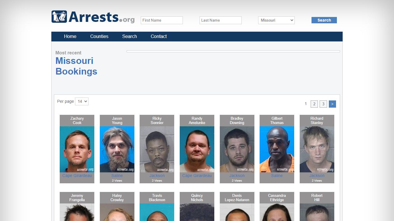 Missouri Arrests and Inmate Search